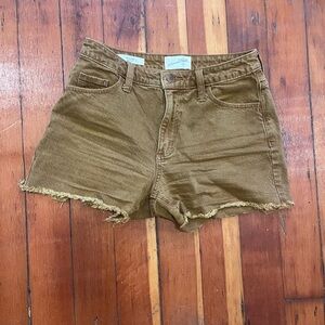 Universal Thread High Waist Tan Shorts Size 0